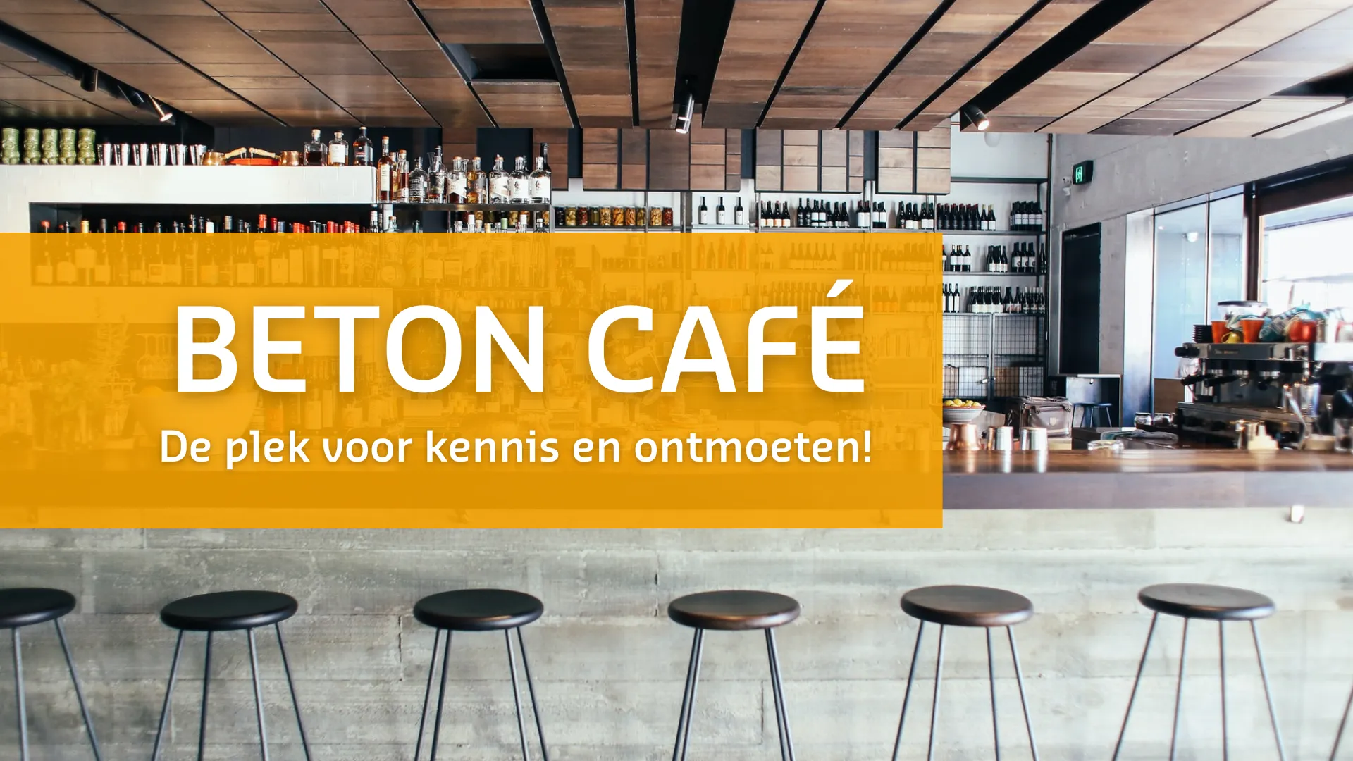 opstelling Beton Café in locatie Bar Beton Utrecht