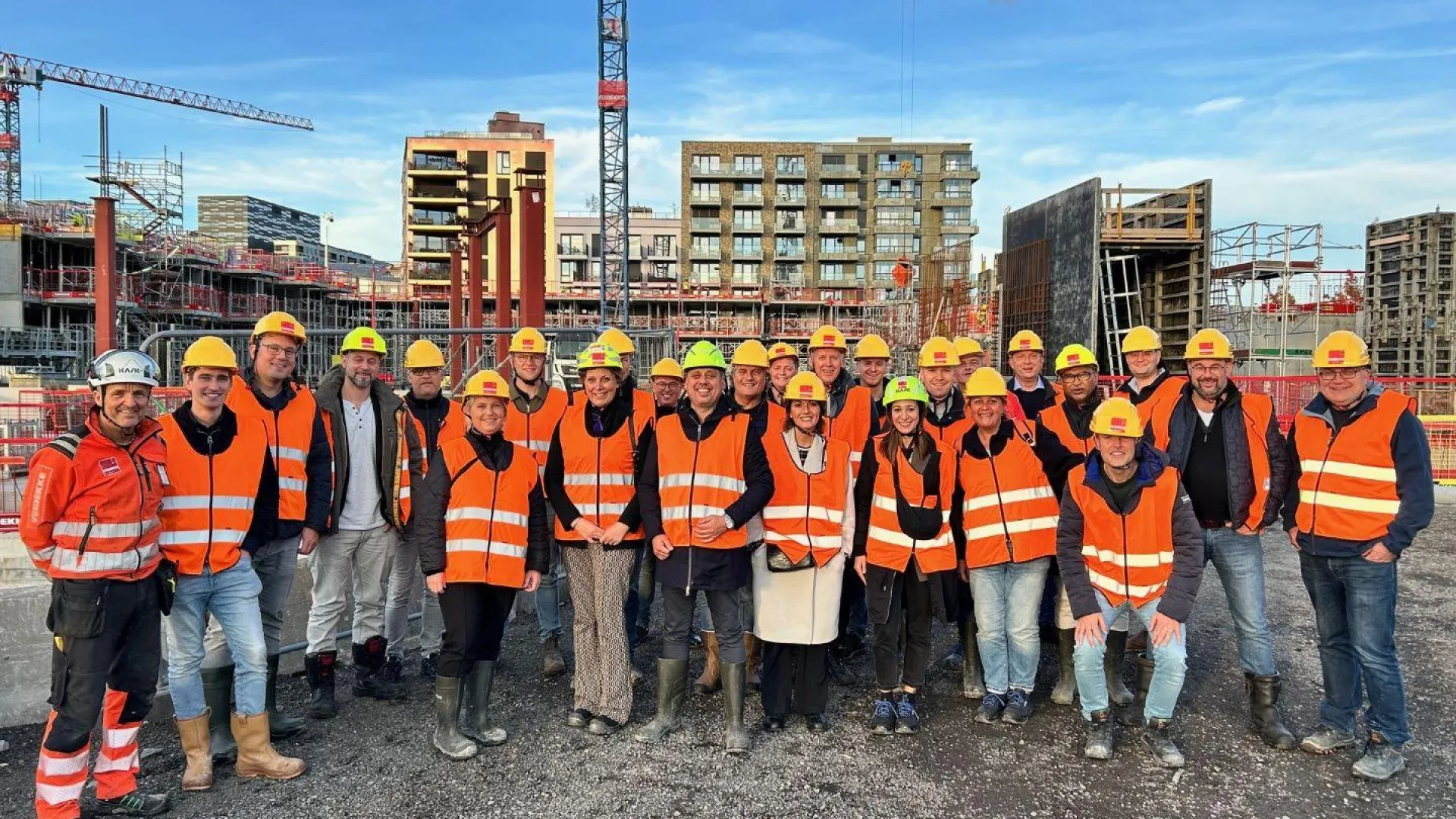 De groepsfoto van onze studiereis naar Noorwegen.