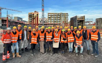 De groepsfoto van onze studiereis naar Noorwegen.