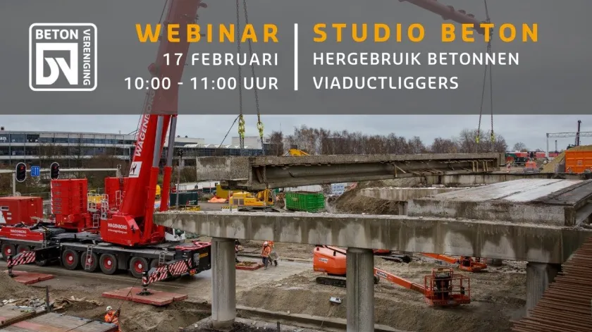 beeld bij de lunchlezing Hergebruik betonnen viaductliggers